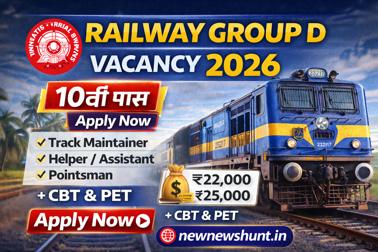 Railway Group D Vacancy 2026