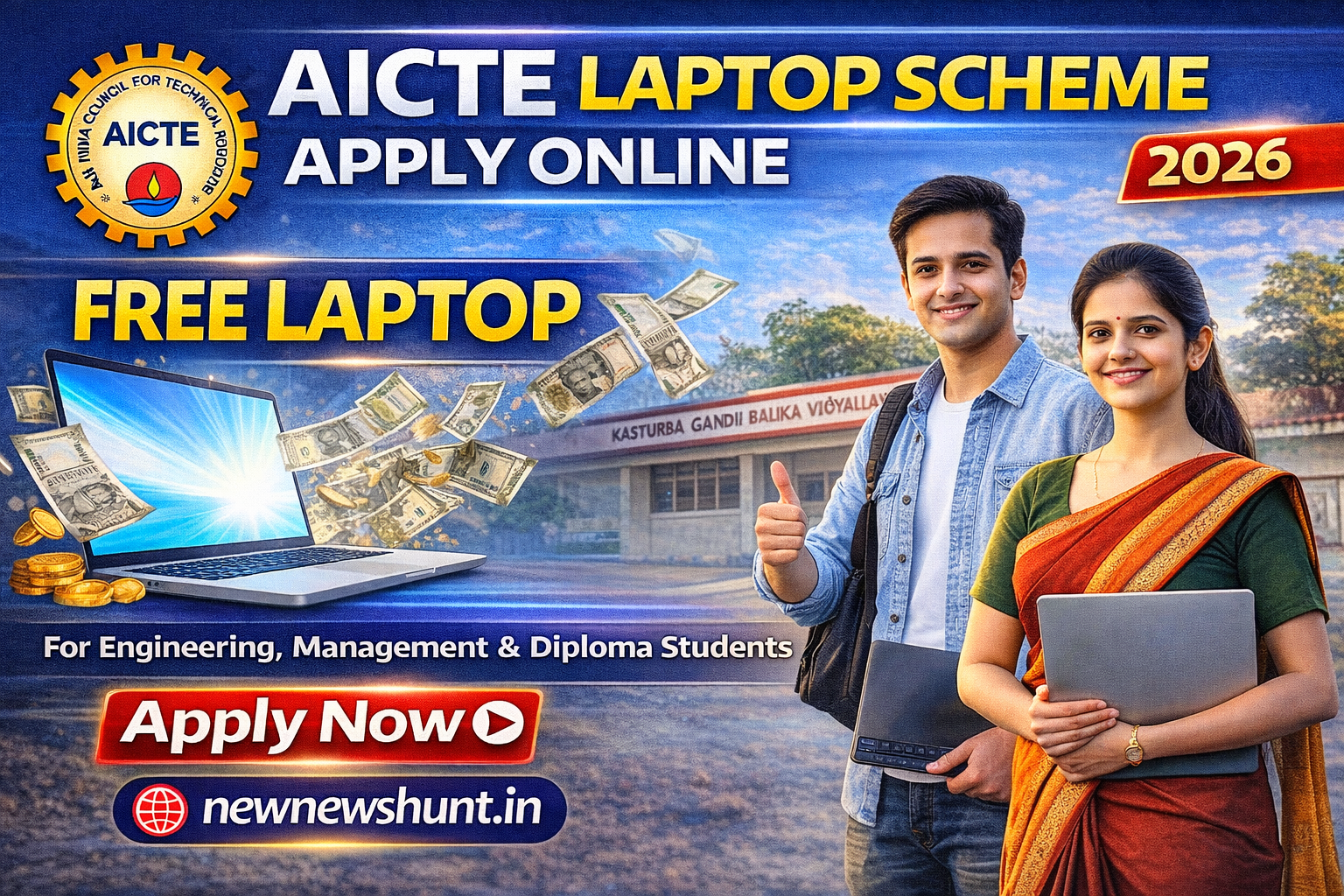 AICTE Laptop Scheme Apply Online 2026